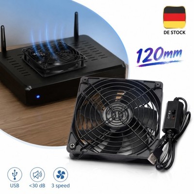 5V 3 Modi USB PC Ventilator lüfter 120mm Leise PC Gehäuselüfter Einstellbare Fan