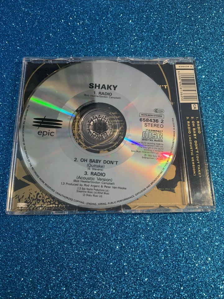 Shakin' Stevens FT. Roger Taylor - Radio (CD, 1992) 3 TRK IMPORT *RARE* VGC - Image 4 of 4
