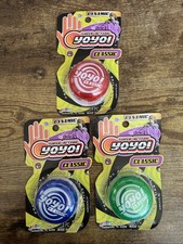 Yoyo Super Action Classic Toy Blue Green And Red Set of 3New In Package Play G