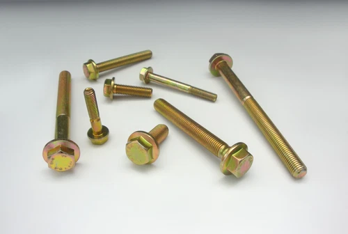 Flange Bolts Yellow Zinc Plated 10.9 M8 M10 M12x1.5 M14x1.5 MBN10105 DIN 6921