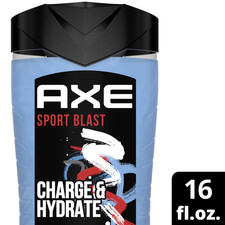 AXE Sports Blast, Body and Hair Wash, 16 Fl. Oz., Clean, Ready W/Oxygen 0.75 per gallon
