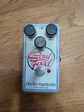 Used Electro-Harmonix EHX Soul Food Distortion Fuzz Overdrive Effects Pedal