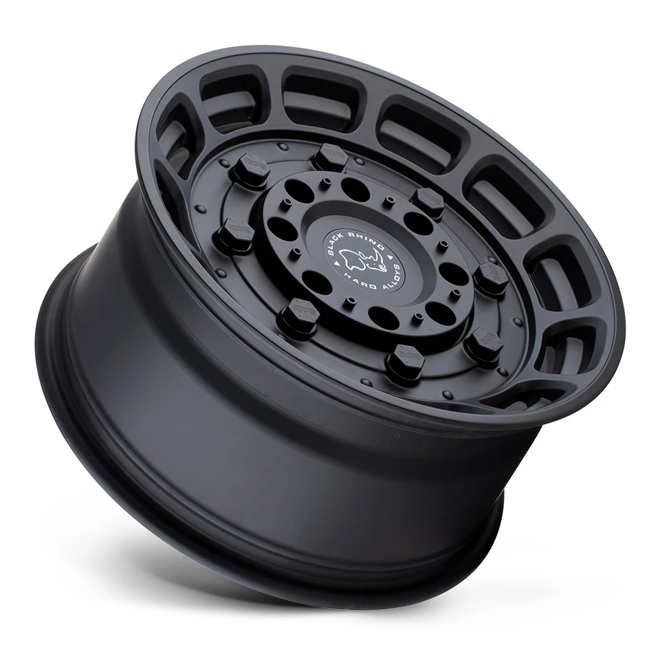 20x9.5 Black Rhino Warthog Matte Black Wheels 6x120 (12mm) Set of 4 - Image 2 of 4