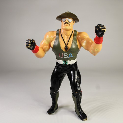1987 Hasbro GI Joe Sgt Slaughter 8 Rubber Wrestlin...