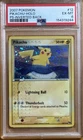 Pop Series 5 Pikachu Double Holo w Inverted Back PSA 6! SWIRL & Print Hickey!
