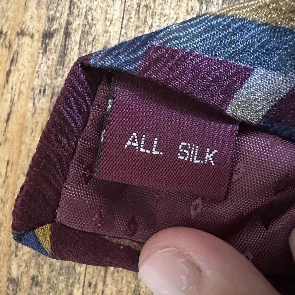 Corbata de seda Michael Jacobs Nordstrom cosida a mano multicolor (2) Foto 4 de 4