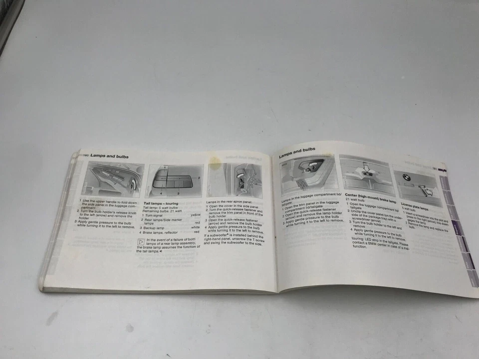 BMW 528i 540i 1998 manual del propietario OEM OM01542 Foto 4 de 4