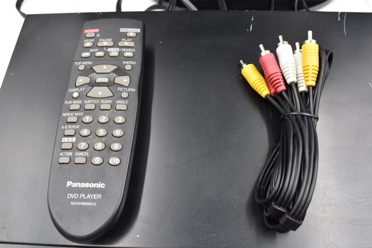 Panasonic DVD-RV31 DVD Video Player CD Player Tested Includes