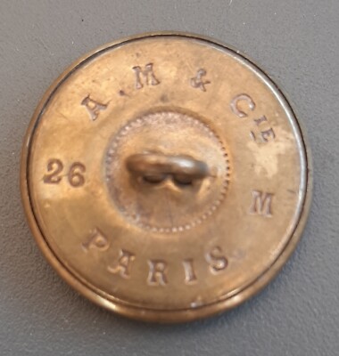 5 BOUTONS CHASSE Venerie Tete De Cerf Noir D26 Hutting Buttons EUR 7,50