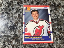 1990-91 Martin Brodeur Score #439 rookie EXMT