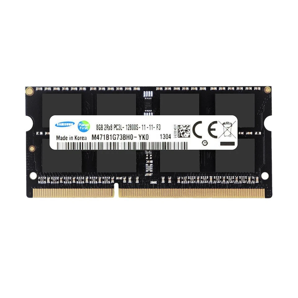 Samsung 8Go 4Go PC3L-12800S DDR3L 1600MHz 204-Pin 1.35V Laptop Mémoire SDRAM FR - Photo 4/4