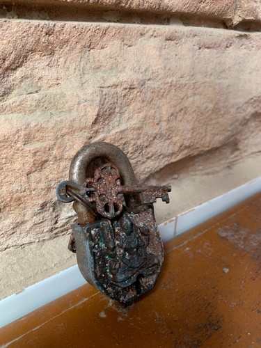 Candado de latón bendición hindú señor Shiva/MAHADEV - cerradura con llave - latón - Imagen 15 de 18