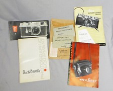 Lot of Original 1950s Leitz Leica Sales Brochures  Ephemra VGC 