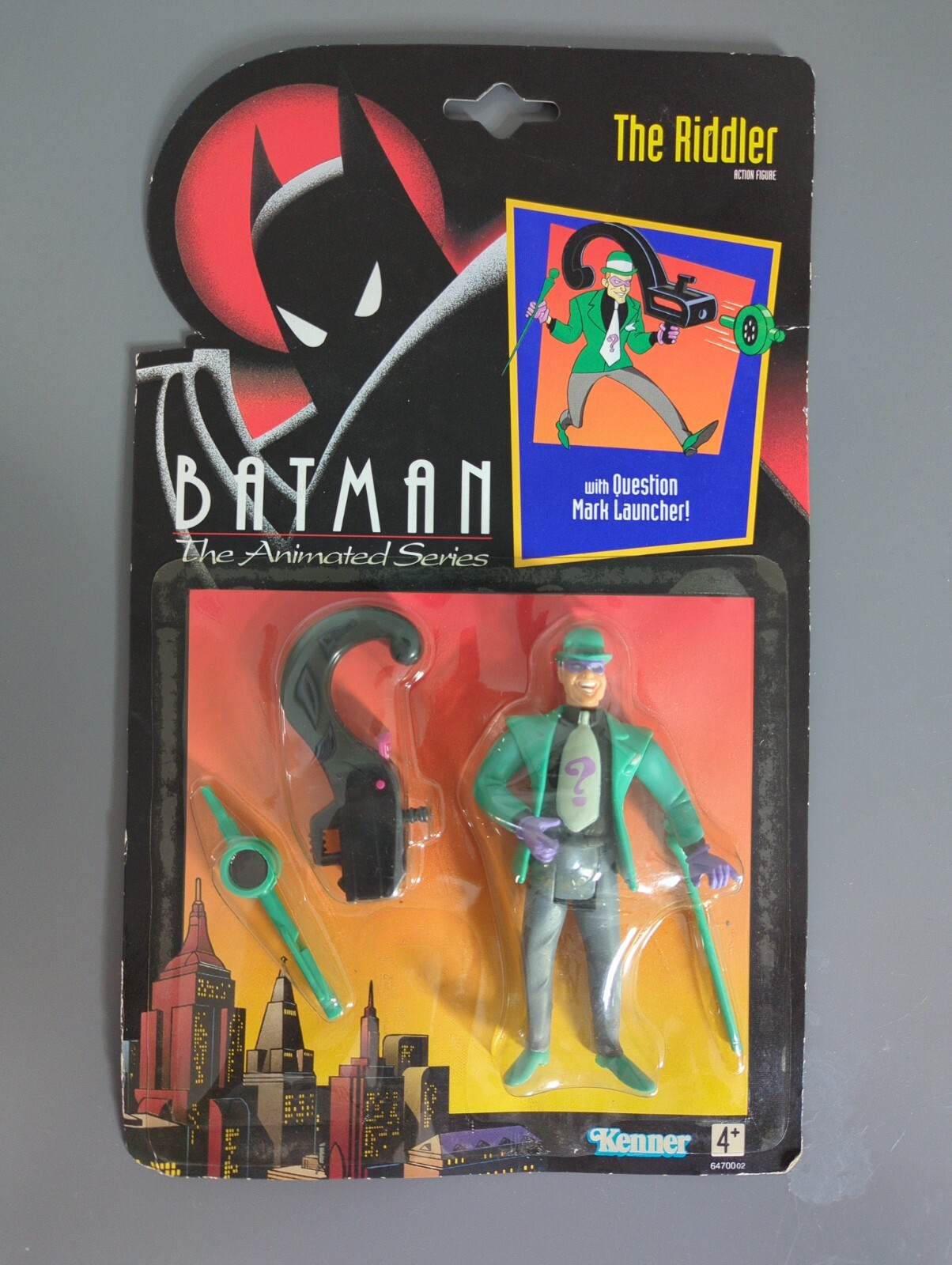 Batman The Animated Series The Riddler Action Figure Vintage 1992 Kenner