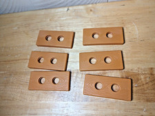 Tool Toy Lot Black Decker 6 wood 2 hole for gray nail / black bolt screw pretend