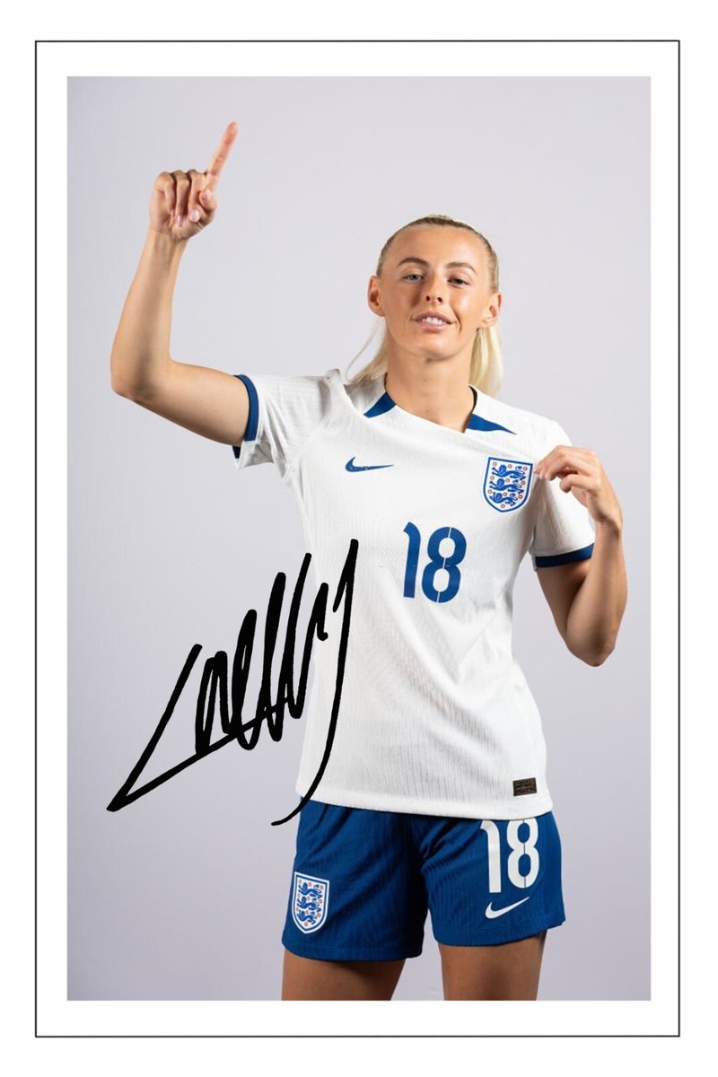 Chloe Kelly Signed Autograph 6x4 Inch PHOTO Gift Pre Print