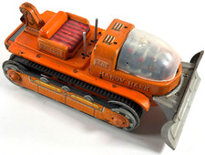 TN Handy Hank Bulldozer 112 JAPAN vtg tin toy