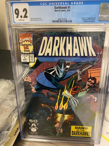 DARKHAWK 1 CGC 9.2 MARVEL THE HOLY GRAIL BOOK