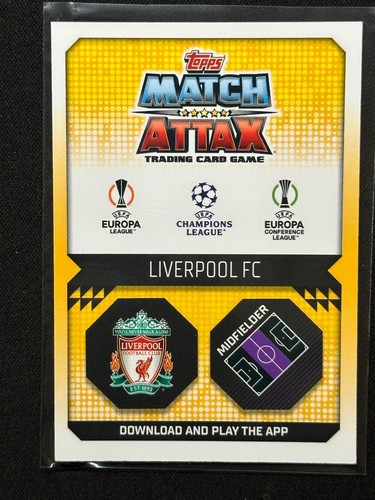 Harvey Elliott Next Gen Champions League Topps Match Attax 2022/23 22/23 - Picture 3 of 3