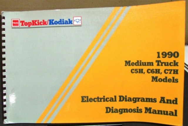 1990 Gmc Electrical Wiring Diagram Service Manual Top Kick