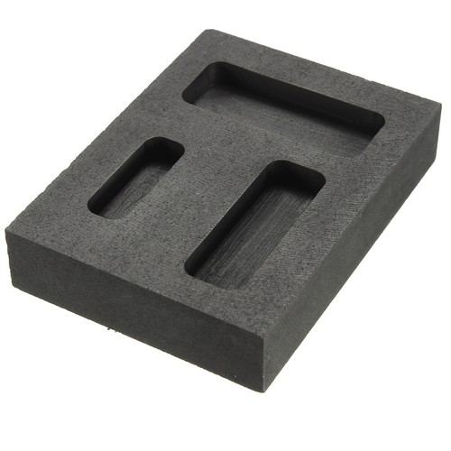 Graphite Crucible Ingot Bar Mold Mould For Melting Gold Silver Casting Refining - Picture 3 of 6