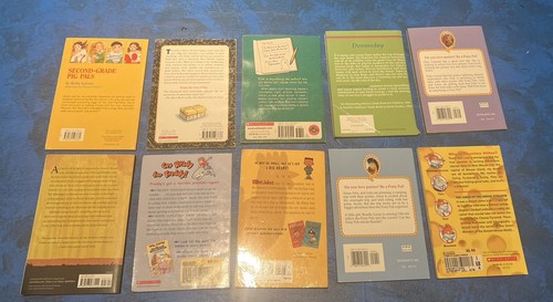 Lot 10 Kids Novels Random Books Pony Pals, Sign Of The Beaver, Tooth Trouble - Foto 2 di 2