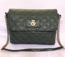 Marc Jacobs The Single Quilted Flap Bag(gray)