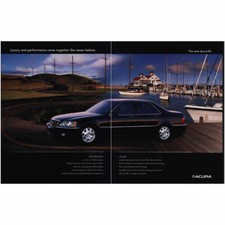 Publicité vintage print Acura RL 1999 : luxe et performance réunis