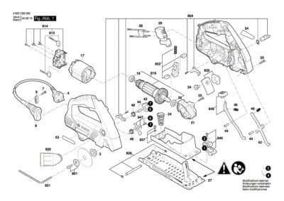 Bosch Ersatzteile für PKS 16 Multi Handkreissäge