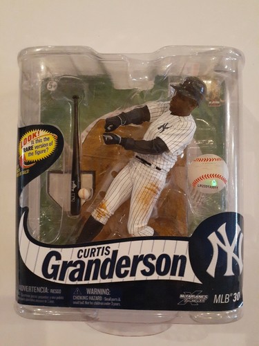 MCFARLANE MLB SERIES 30 CURTIS GRANDERSON NEW YORK YANKEES FIGURE NEW NY