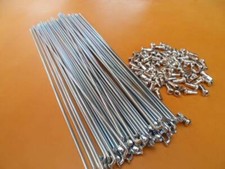 36pcs Chrome 14G BICYCLE SPOKES CRUISER BIKE BMX MOUNTAIN for 26" 270mm BIKES