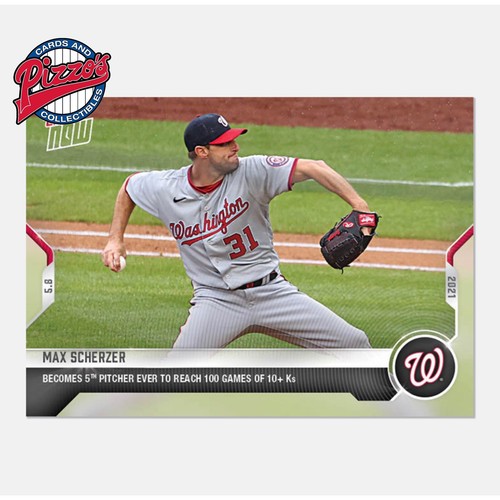 2021 Topps Now 189 Max Scherzer