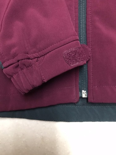 Black Diamond Double Diamond Maroon Red Softshell Jacket Size L Womens Stretch - Picture 10 of 12