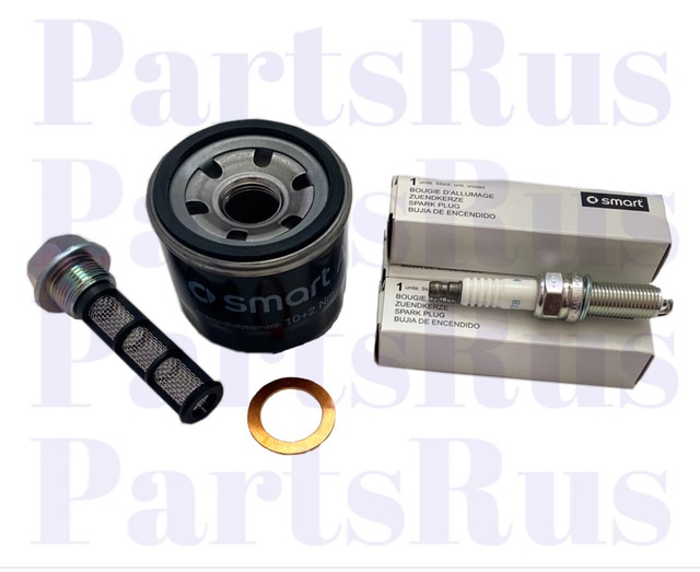 Genuine Smart Fortwo Oil Filter Oil Drain Plug W/Seal And Set Of 3