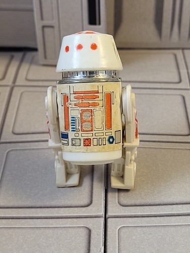 R5-D4 Star Wars 1978 Vintage Kenner Action Figure ORIGINAL Sticker Head Clicks - Picture 6 of 12