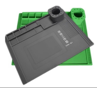 Rubber Silicone Pad Desk Watch Repair Work Mat Watchmakers Screwdriver Stand ESD