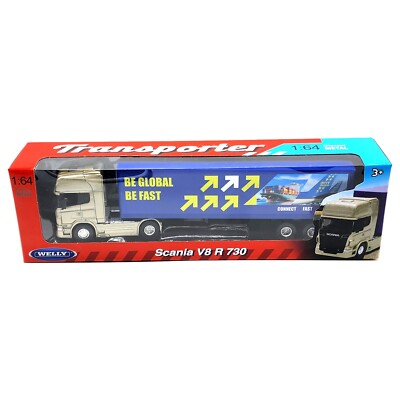 Scania V8 R730 Tractor Trailer Global Haulier Transporter Kid