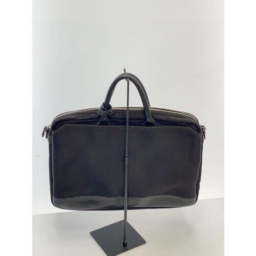 PORTER Briefcase Hand bag Canvas Black Zipper Closure for PORTER Briefcase Hand bag Canvas Black Zipper Closure for