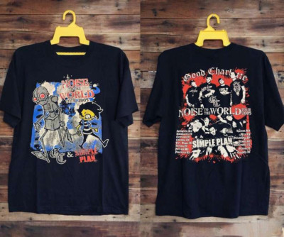 Good Charlotte Simple Plan Noise To The World Tour 2005 T-Shirt VN1077
