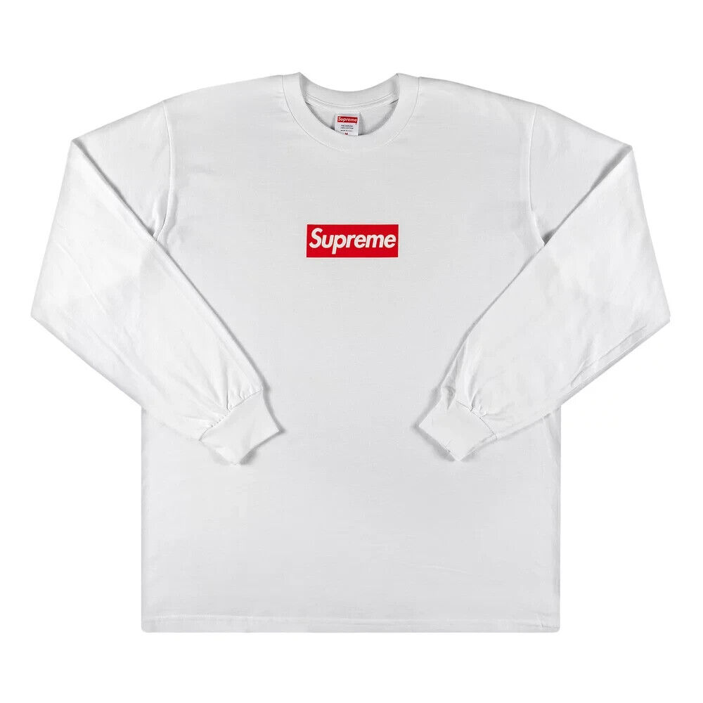 New Supreme Box Logo Long-Sleeve Tee White FW20 Size Medium New Supreme Box Logo Long-Sleeve Tee White FW20 Size Medium