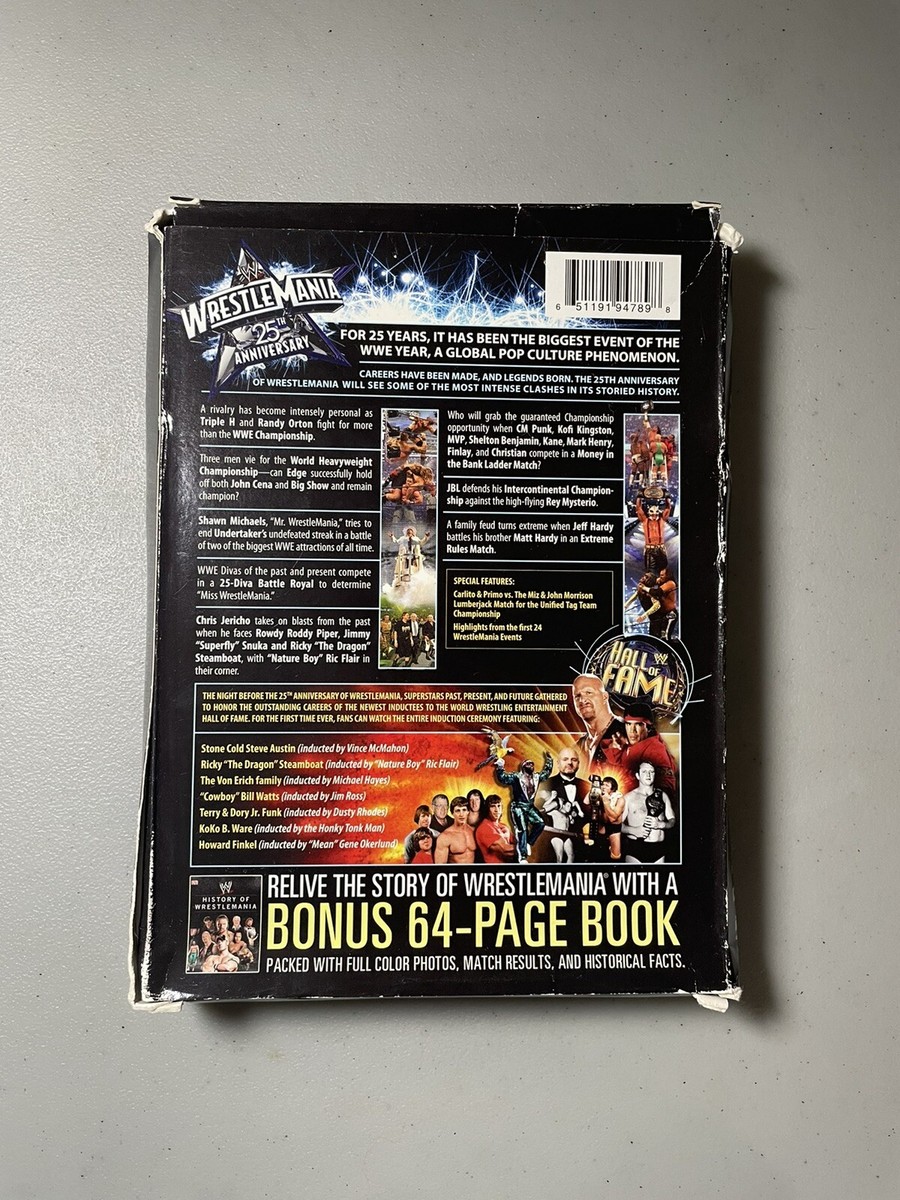 スポーツ・フィットネス WRESTLEMANIA 25TH ANNIVERSARY 3 DISC SET Wrestlemania XXV 25th Anniversary [DVD 3 Disc Set, 2009] WWE