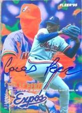 Carlos Perez Autographed 1995 Fleer Update #U-108 Rookie Card