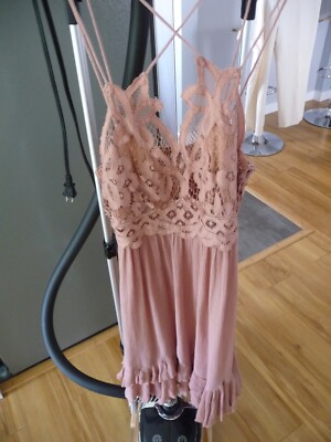 FREE PEOPLE INTIMATELY MOVEMENT ADELLA PINK SLIP DRESS ROSE COLOR XS NEW TAGS | eBay FREE PEOPLE INTIMATELY MOVEMENT ADELLA PINK SLIP DRESS ROSE COLOR XS NEW TAGS | eBay