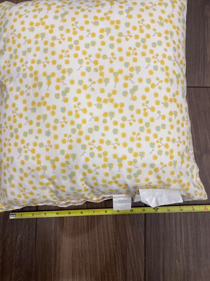 Almohada Waverly Amarilla Floral Decorativa 15x16 Pulgadas Tradiciones Decoración Foto 4 de 4