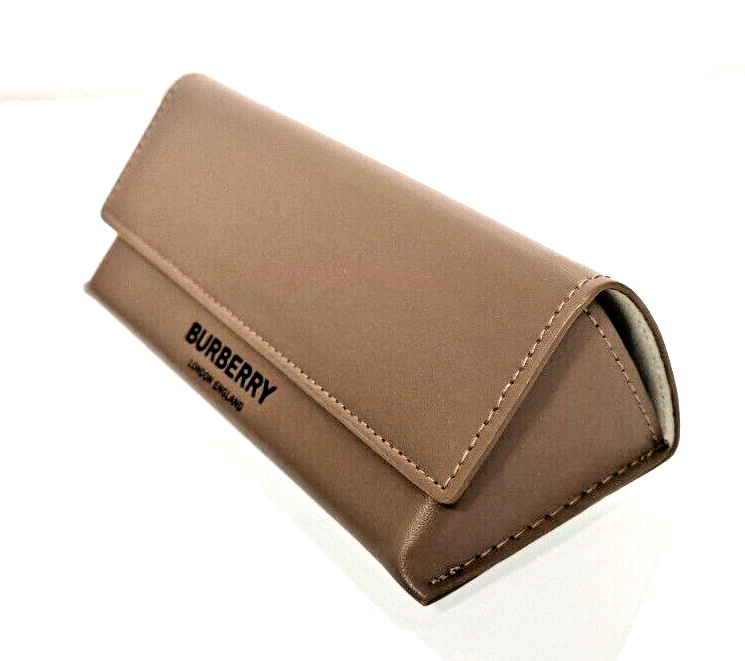 NEW!! BURBERRY CAMEL BROWN SOFT LEATHER EYEGLASSES  display picture 3