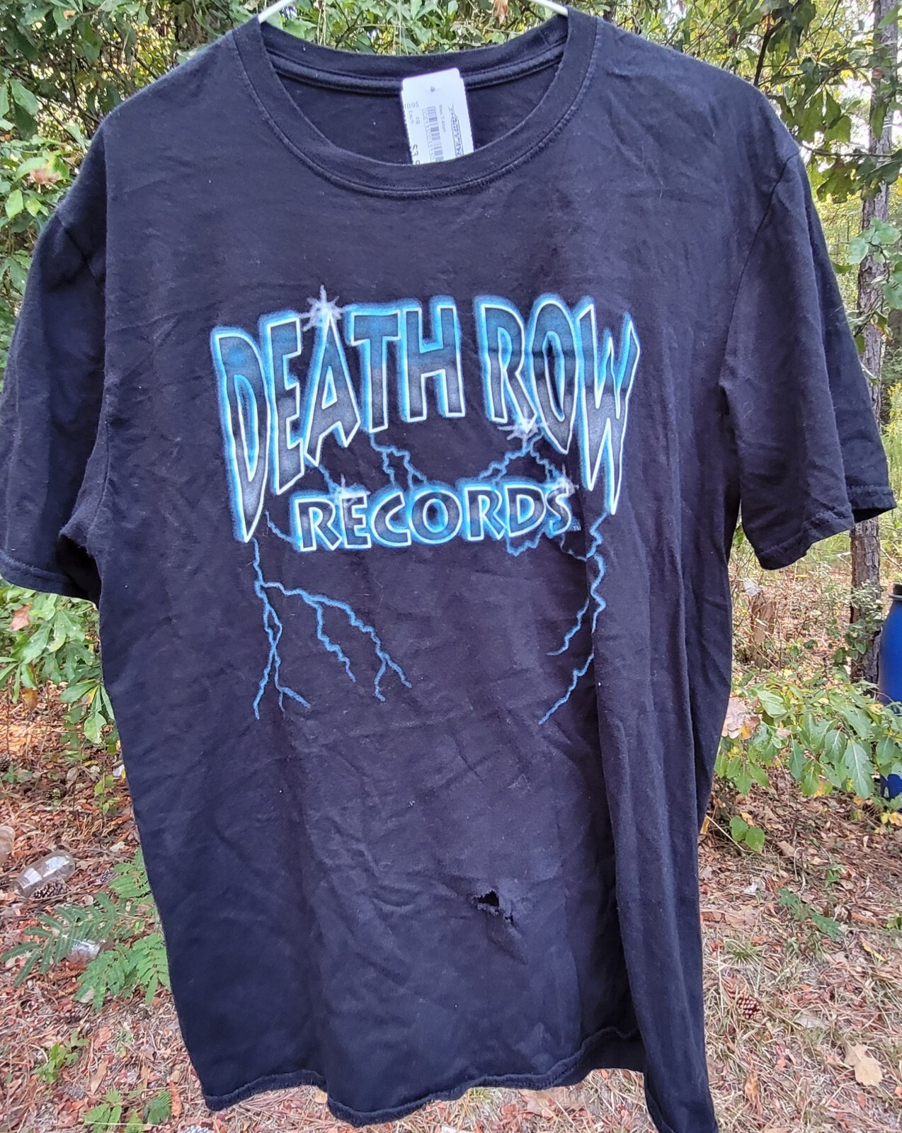 FILA t shirt death row records adulto grande classica vintage da collezione