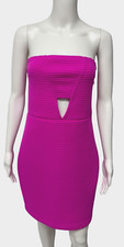 Express women's Strapless Mini Dress hot pink size M/L