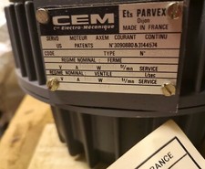CEM PARVEX servo motor M19 N75434