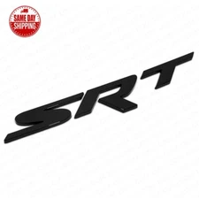 For 11-20 Jeep Grand Cherokee Gloss Black SRT Logo Emblem Nameplate Badge Mopar