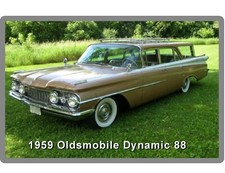 1959 Oldsmobile Dynamic 88 Station Wagon Refrigerator Tool Box Magnet 1959 Oldsmobile Dynamic 88 Station Wagon Refrigerator Tool Box Magnet